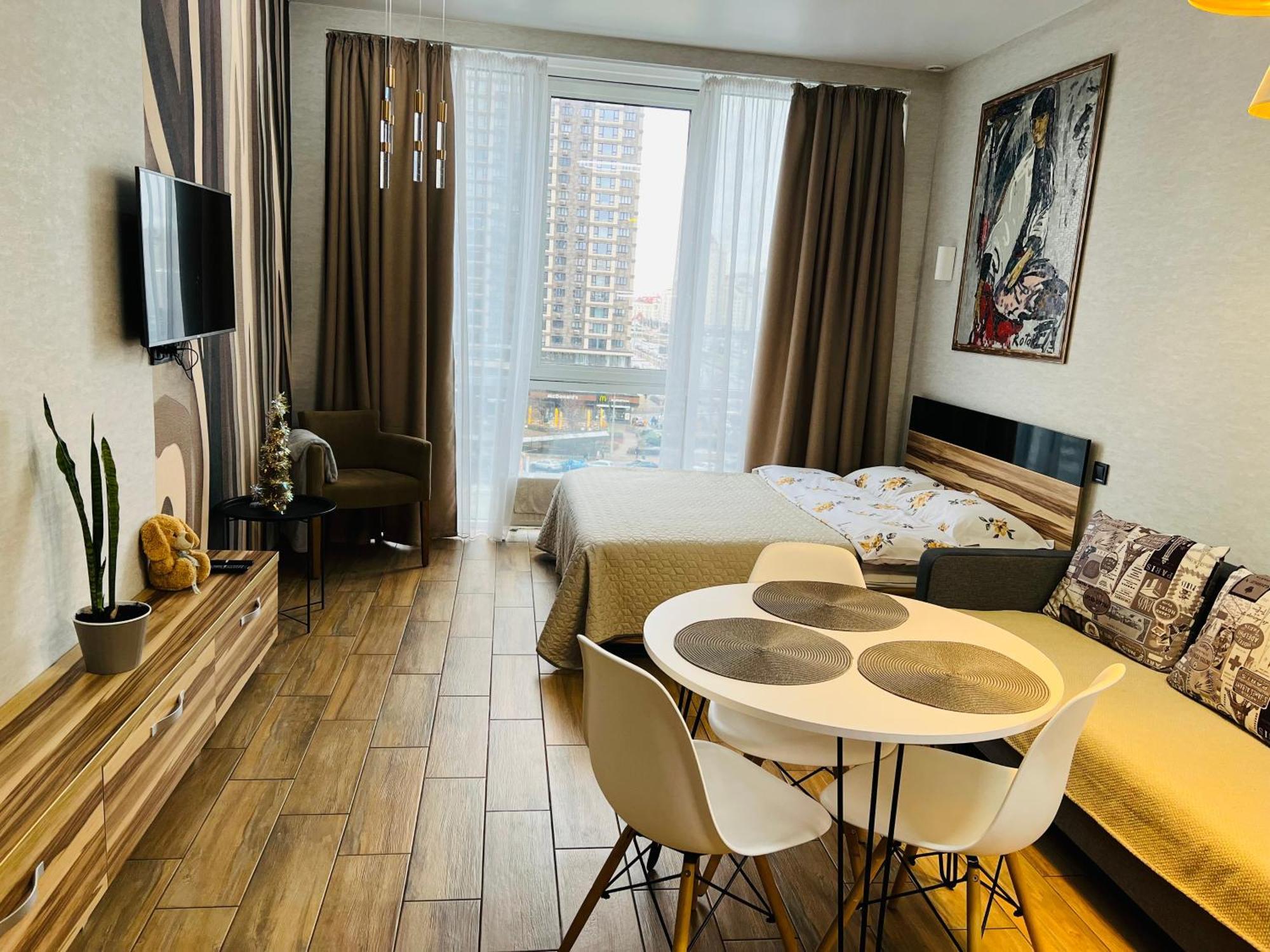 Apartment Smart Plaza Obolon' Kyjev Exteriér fotografie