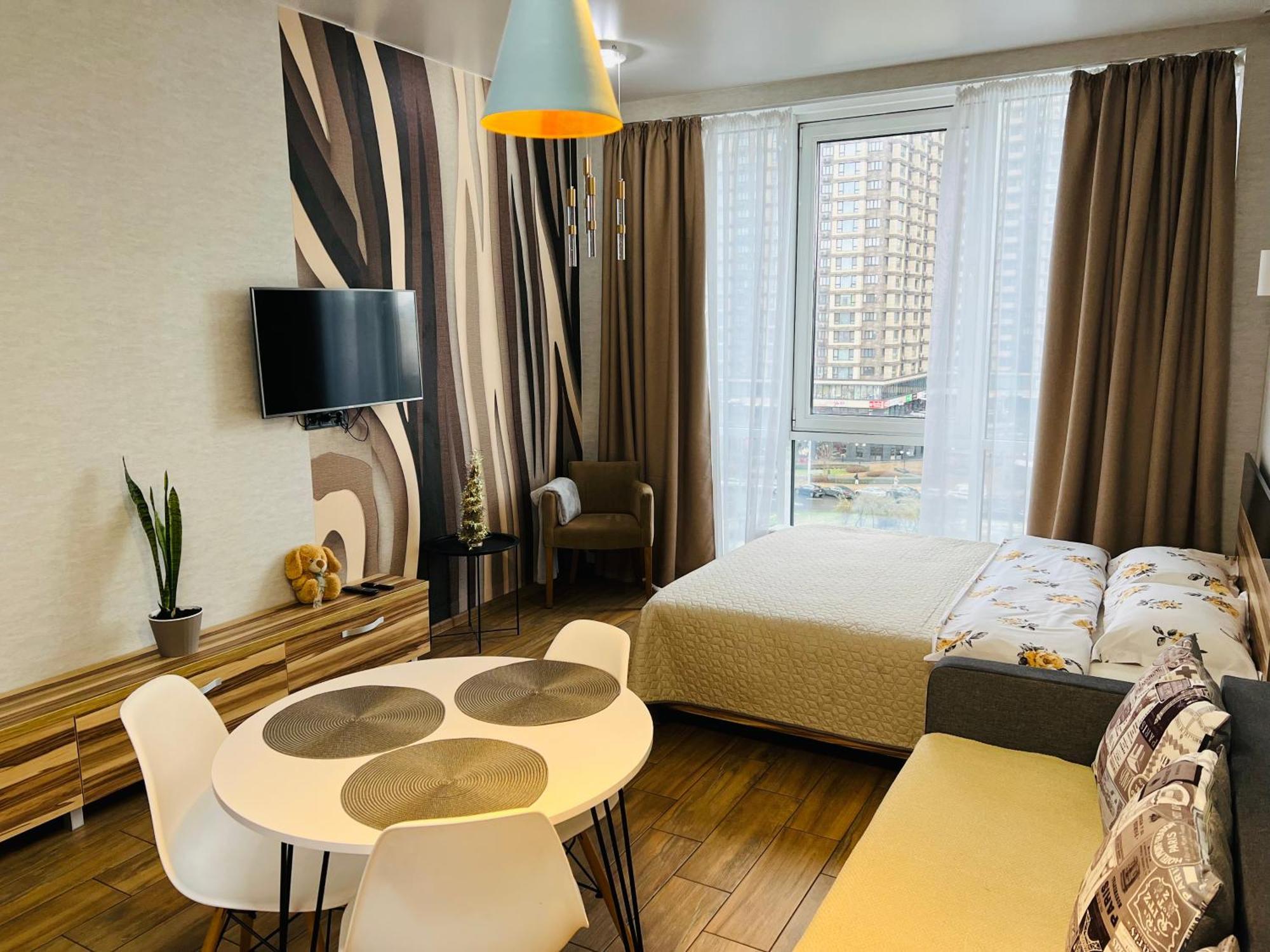 Apartment Smart Plaza Obolon' Kyjev Exteriér fotografie